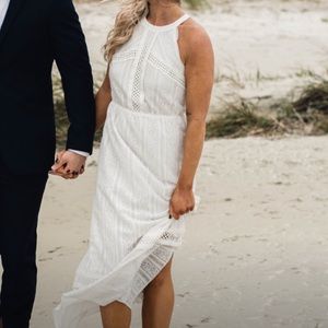White maxi dress- CJLA